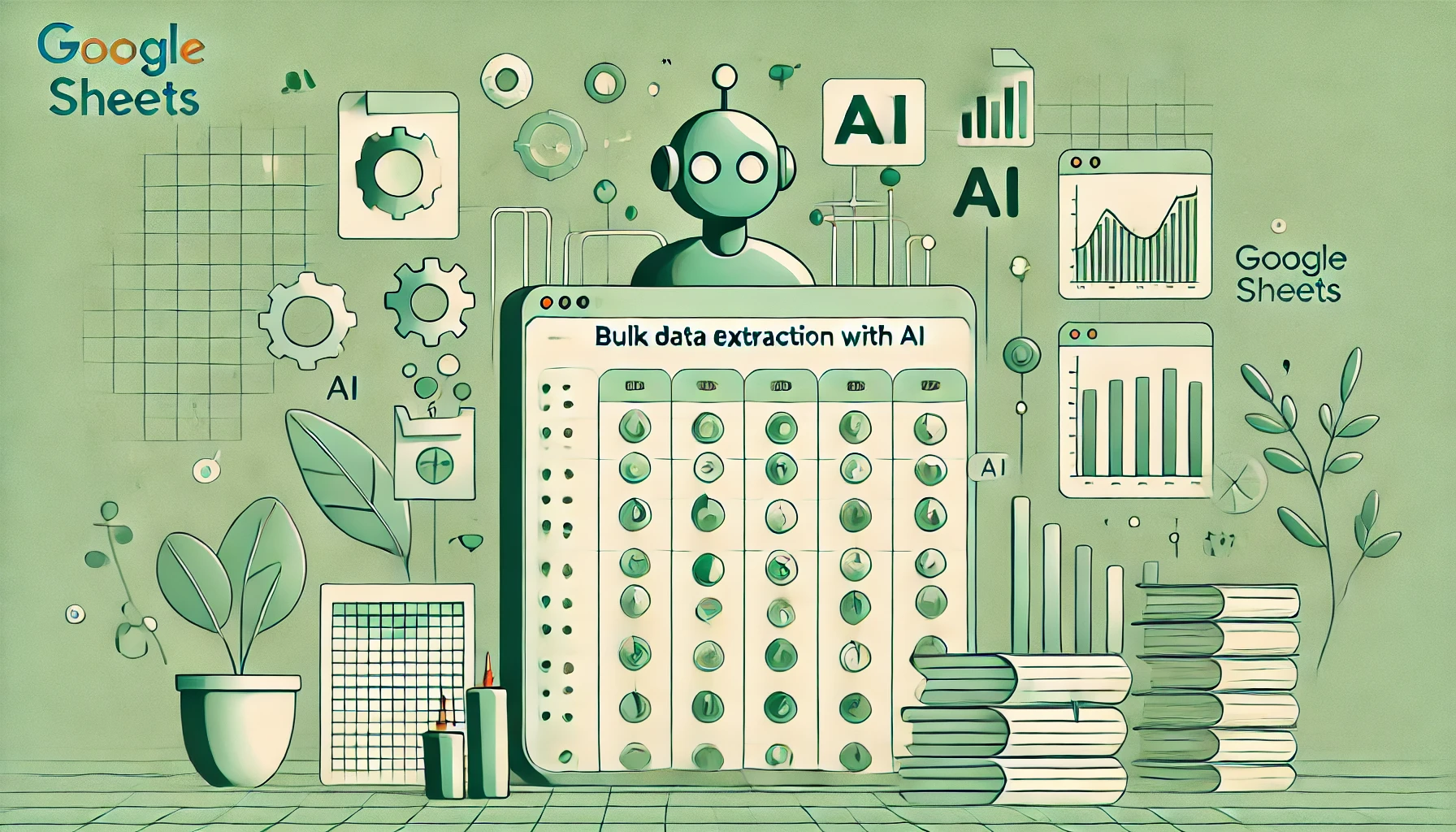 AI data extraction in Google Sheets